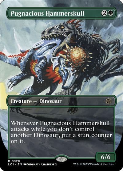 Pugnacious Hammerskull Borderless The Lost Caverns of Ixalan Magic card