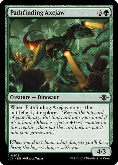 Pathfinding Axejaw The Lost Caverns of Ixalan Magic card