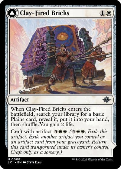 Clay Fired Bricks The Lost Caverns of Ixalan Magic card
