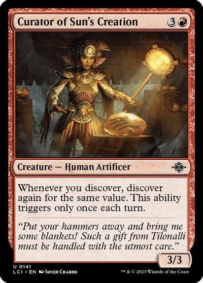 Curator of Suns Creation The Lost Caverns of Ixalan Magic card