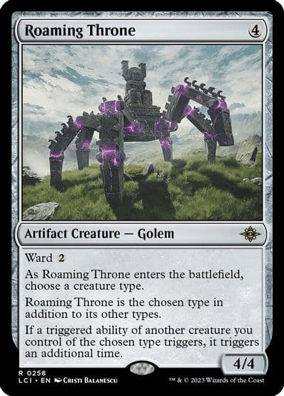 Roaming Throne The Lost Caverns of Ixalan Magic card