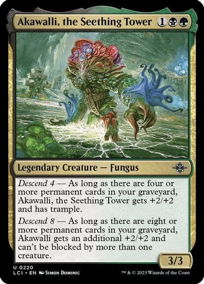 Akawalli the Seething Tower The Lost Caverns of Ixalan Magic card