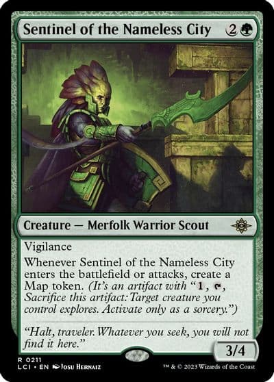 Sentinel of the Nameless City The Lost Caverns of Ixalan Magic card