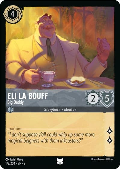 Eli La Bouff Big Daddy Rise of the Floodborn Lorcana card