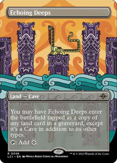 Echoing Deeps Borderless The Lost Caverns of Ixalan Magic card