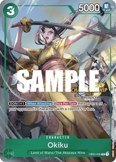 Okiku CS 2023 Celebration Pack One Piece Promotion Cards One Piece card