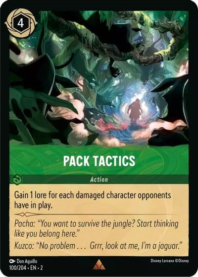 Pack Tactics Rise of the Floodborn Lorcana card