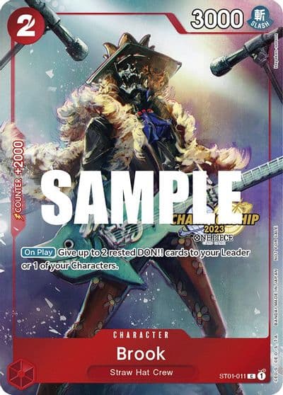 Brook CS 2023 Celebration Pack One Piece Promotion Cards One Piece card