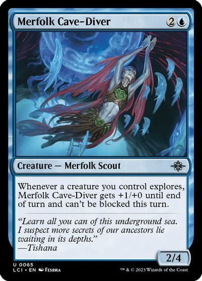 Merfolk Cave Diver The Lost Caverns of Ixalan Magic card