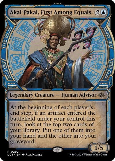 Akal Pakal First Among Equals Showcase The Lost Caverns of Ixalan Magic card