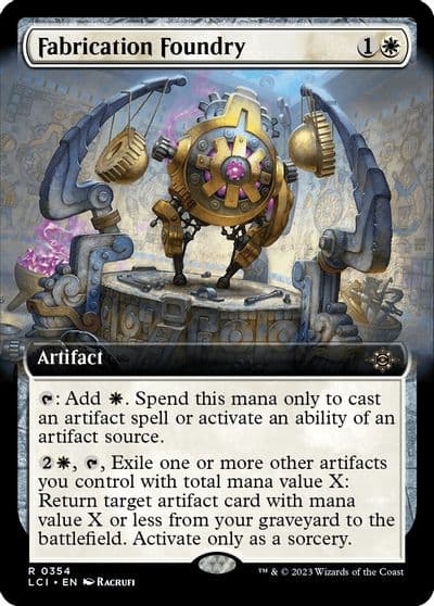 Fabrication Foundry Extended Art The Lost Caverns of Ixalan Magic card