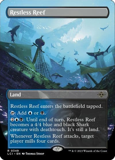 Restless Reef Borderless The Lost Caverns of Ixalan Magic card