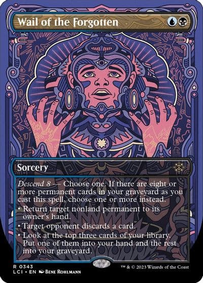Wail of the Forgotten Borderless The Lost Caverns of Ixalan Magic card