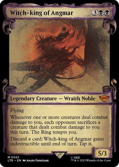 Witch king of Angmar Showcase Scrolls Universes Beyond: The Lord of the Rings: Tales of Middle-earth Magic card