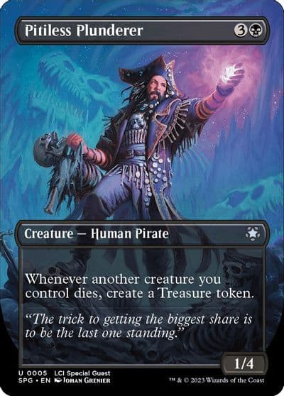 Pitiless Plunderer Borderless Special Guests Magic card