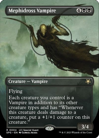 Mephidross Vampire Borderless Special Guests Magic card