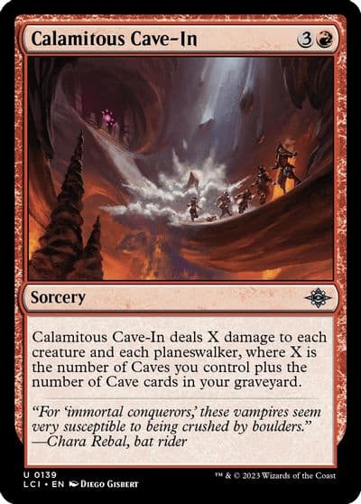 Calamitous Cave In The Lost Caverns of Ixalan Magic card