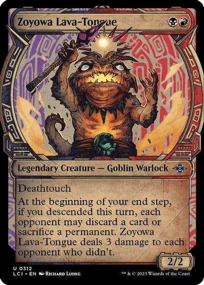 Zoyowa Lava Tongue Showcase The Lost Caverns of Ixalan Magic card