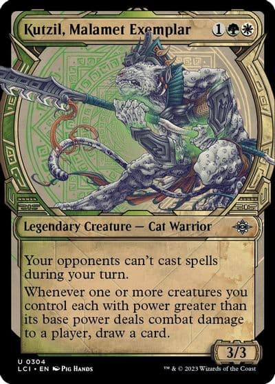 Kutzil Malamet Exemplar Showcase The Lost Caverns of Ixalan Magic card