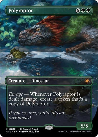 Polyraptor Borderless Special Guests Magic card