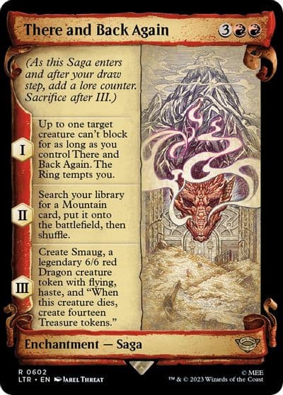 There and Back Again Showcase Scrolls Universes Beyond: The Lord of the Rings: Tales of Middle-earth Magic card