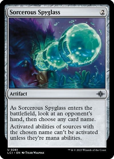 Sorcerous Spyglass The Lost Caverns of Ixalan Magic card