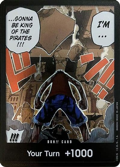 DON Card Luffy vs Crocodile Devil Fruits Collection Vol 1 One Piece Promotion Cards One Piece card