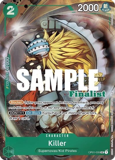 Killer CS 2023 Top Players Pack Finalist One Piece Promotion Cards One Piece card