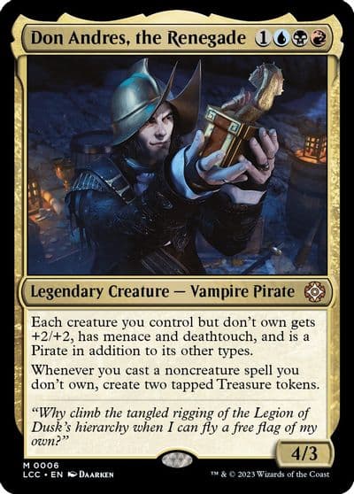 Don Andres the Renegade Commander: The Lost Caverns of Ixalan Magic card