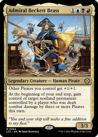 Admiral Beckett Brass Commander: The Lost Caverns of Ixalan Magic card
