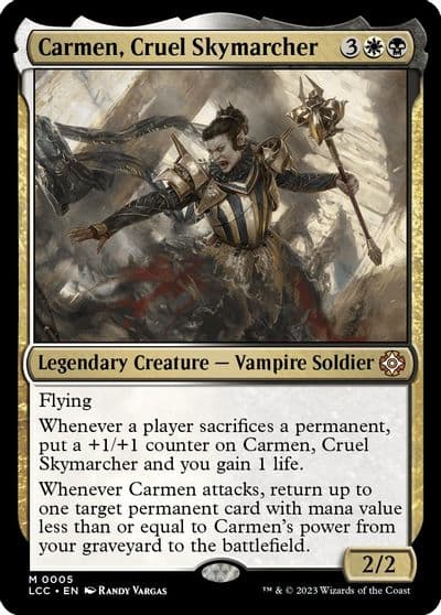 Carmen Cruel Skymarcher Commander: The Lost Caverns of Ixalan Magic card