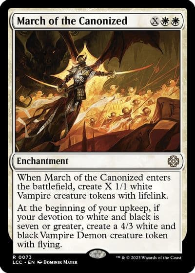 March of the Canonized Commander: The Lost Caverns of Ixalan Magic card