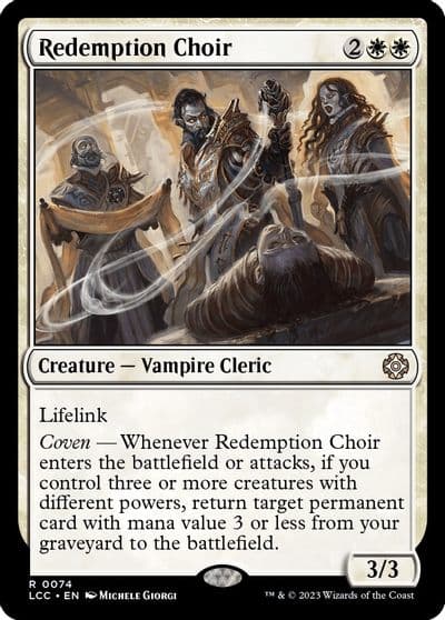 Redemption Choir Commander: The Lost Caverns of Ixalan Magic card