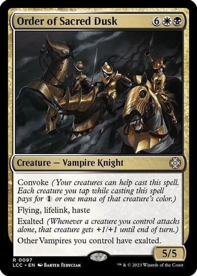 Order of Sacred Dusk Commander: The Lost Caverns of Ixalan Magic card