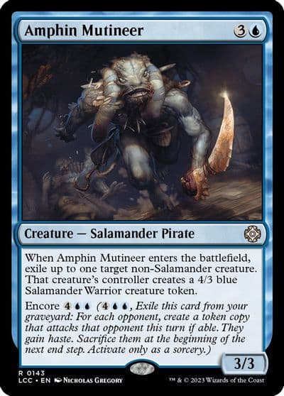 Amphin Mutineer Commander: The Lost Caverns of Ixalan Magic card