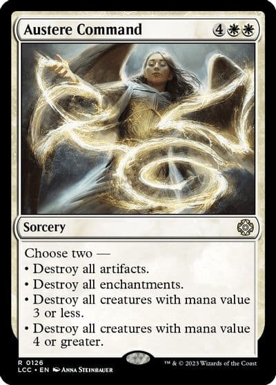 Austere Command Commander: The Lost Caverns of Ixalan Magic card