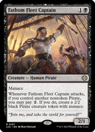 Fathom Fleet Captain Commander: The Lost Caverns of Ixalan Magic card