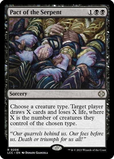 Pact of the Serpent Commander: The Lost Caverns of Ixalan Magic card