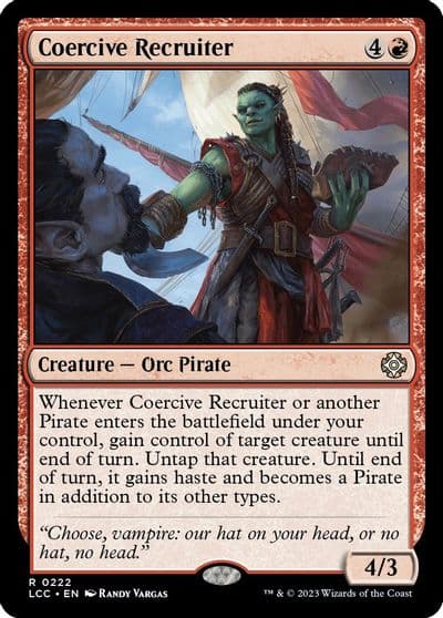 Coercive Recruiter Commander: The Lost Caverns of Ixalan Magic card