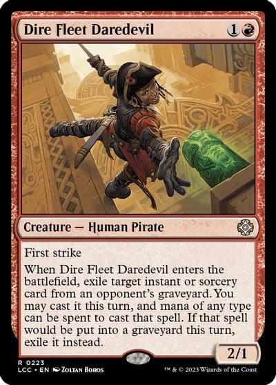 Dire Fleet Daredevil Commander: The Lost Caverns of Ixalan Magic card