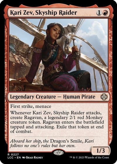 Kari Zev Skyship Raider Commander: The Lost Caverns of Ixalan Magic card