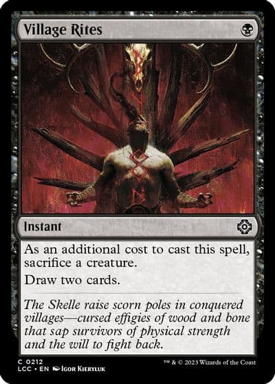 Village Rites Commander: The Lost Caverns of Ixalan Magic card