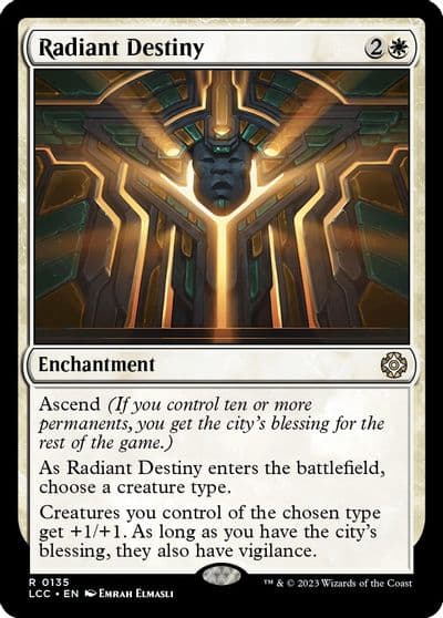 Radiant Destiny Commander: The Lost Caverns of Ixalan Magic card