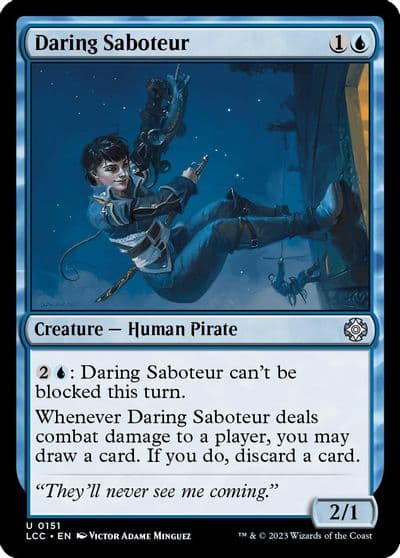 Daring Saboteur Commander: The Lost Caverns of Ixalan Magic card