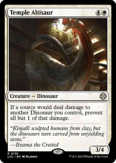 Temple Altisaur Commander: The Lost Caverns of Ixalan Magic card