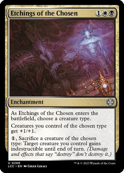 Etchings of the Chosen Commander: The Lost Caverns of Ixalan Magic card