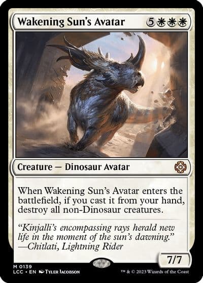 Wakening Suns Avatar Commander: The Lost Caverns of Ixalan Magic card