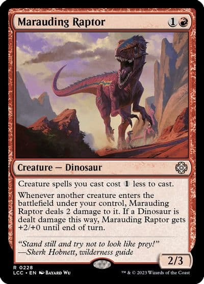 Marauding Raptor Commander: The Lost Caverns of Ixalan Magic card