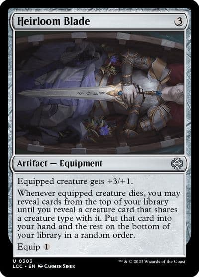 Heirloom Blade Commander: The Lost Caverns of Ixalan Magic card