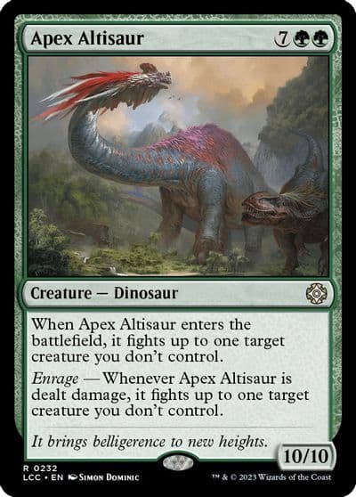 Apex Altisaur Commander: The Lost Caverns of Ixalan Magic card